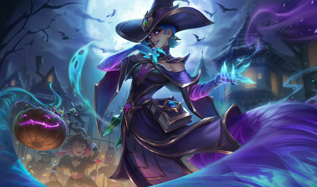 Bewitching Cassiopeia splash art
