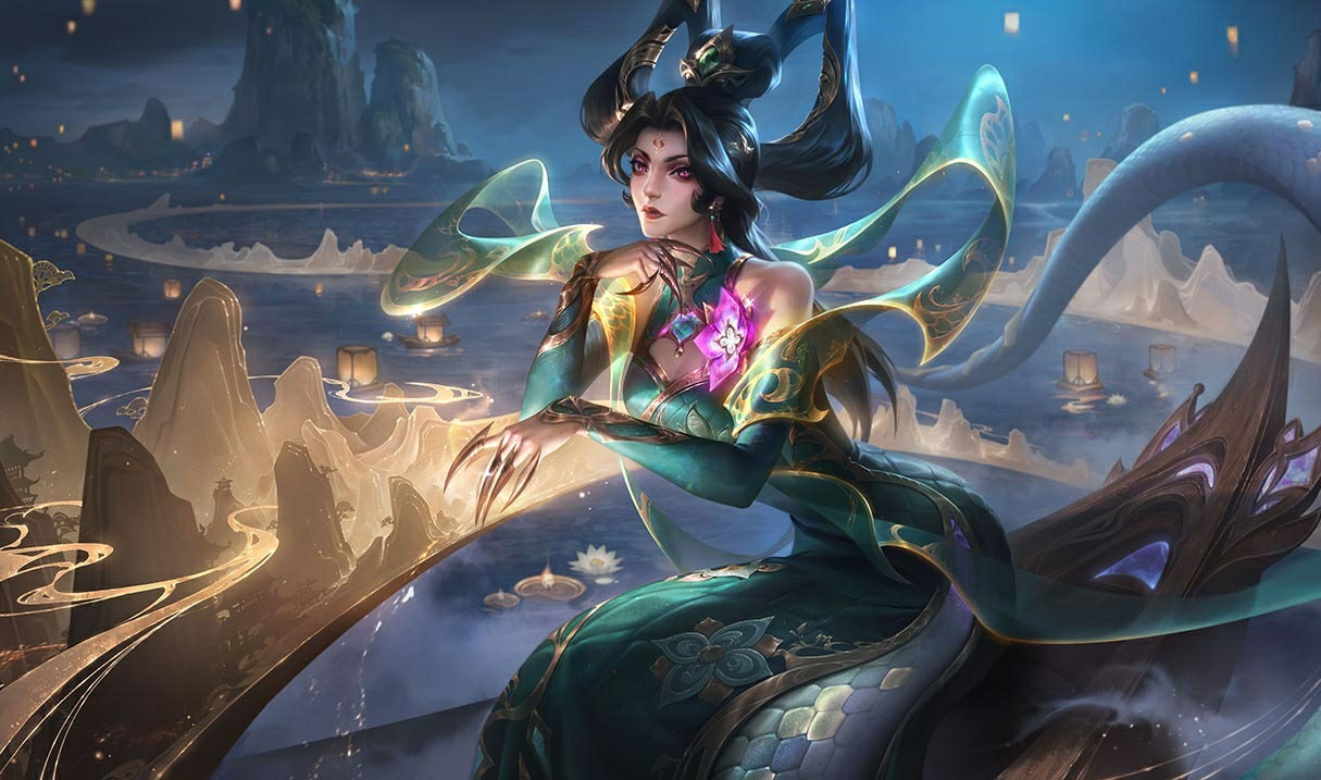 Prestige Mythmaker Cassiopeia splash art