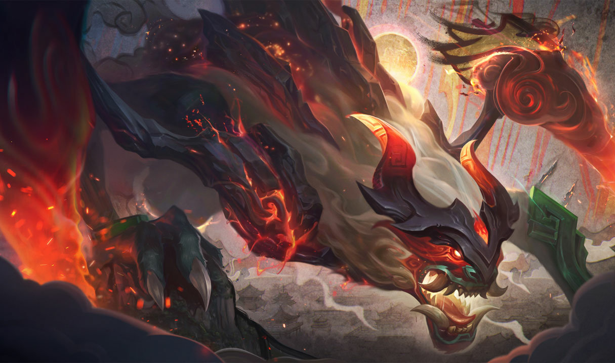 Shan Hai Scrolls Cho’Gath splash art