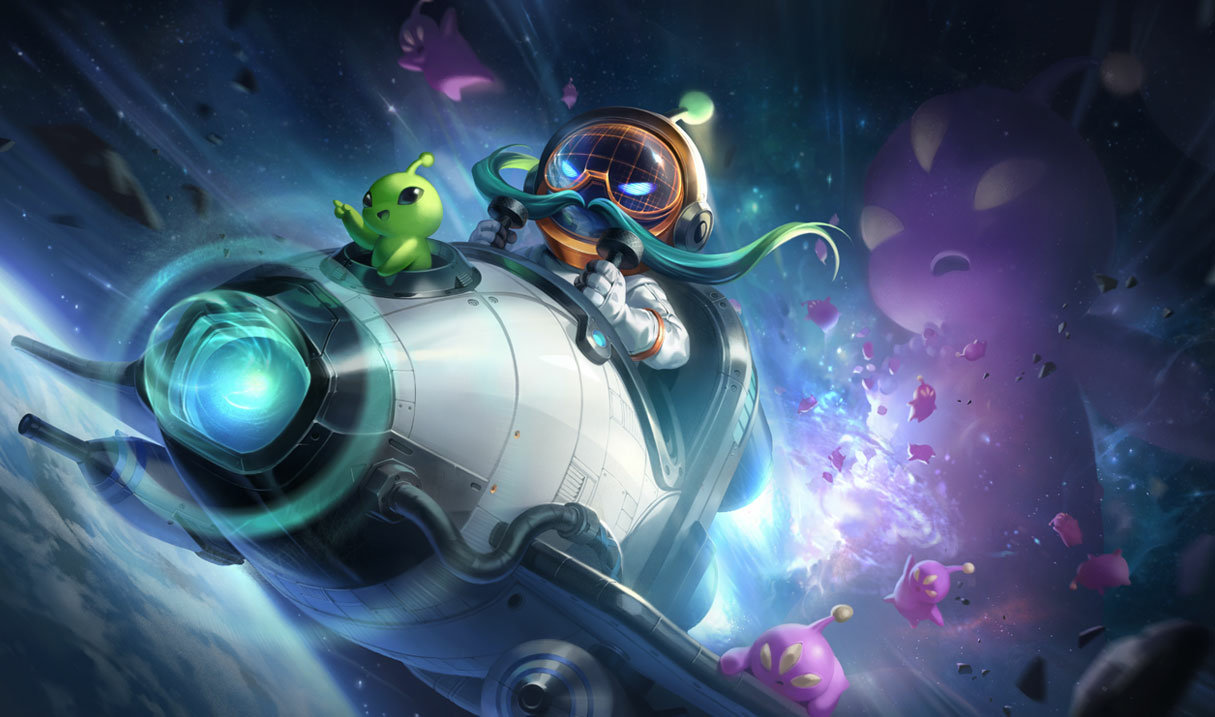 Astronaut Corki splash art