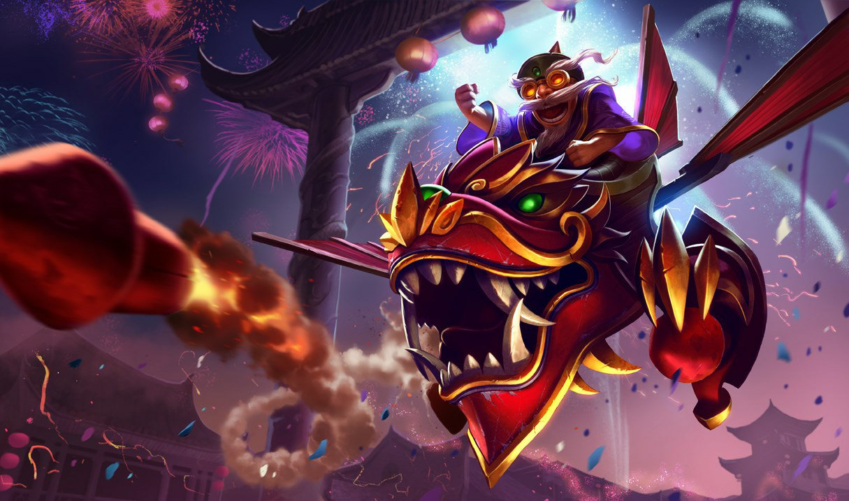 Dragonwing Corki splash art