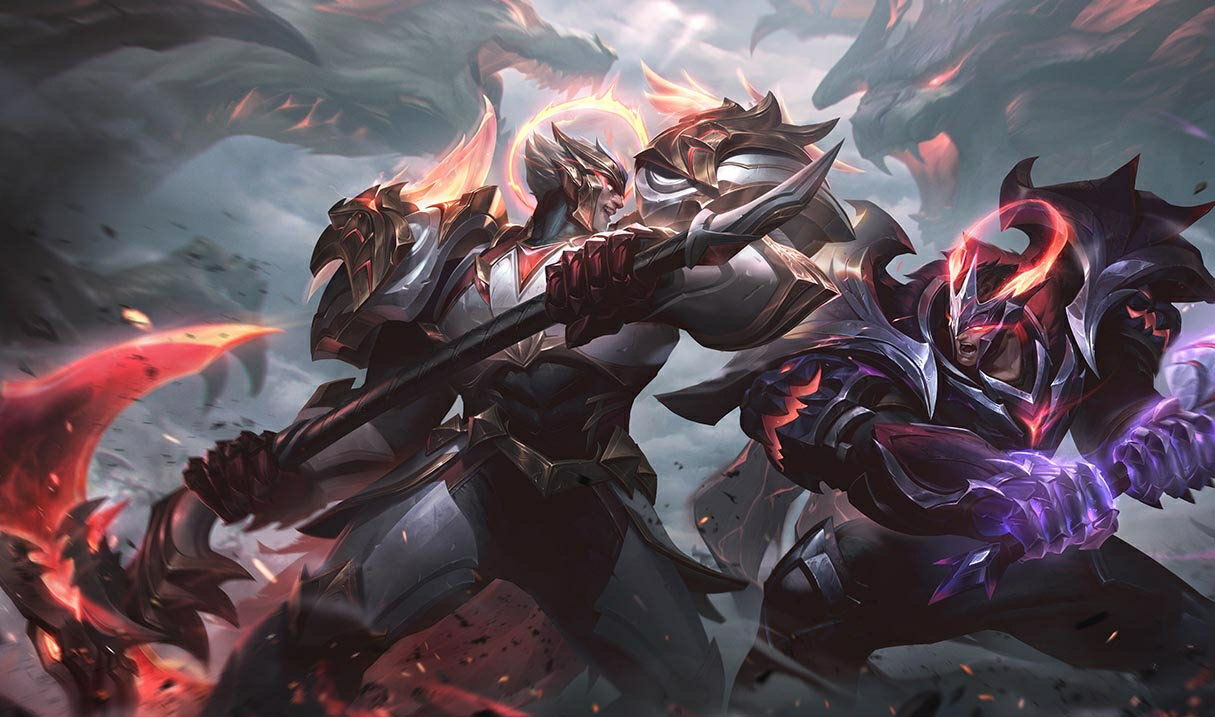 Divine God-King Darius splash art
