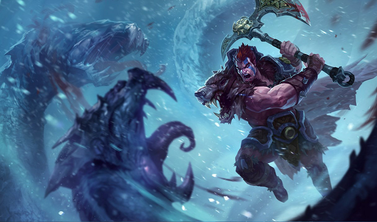 Woad King Darius splash art