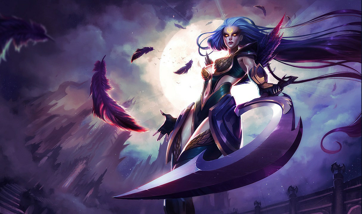 Dark Valkyrie Diana splash art