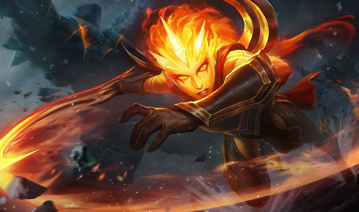 Infernal Diana splash art