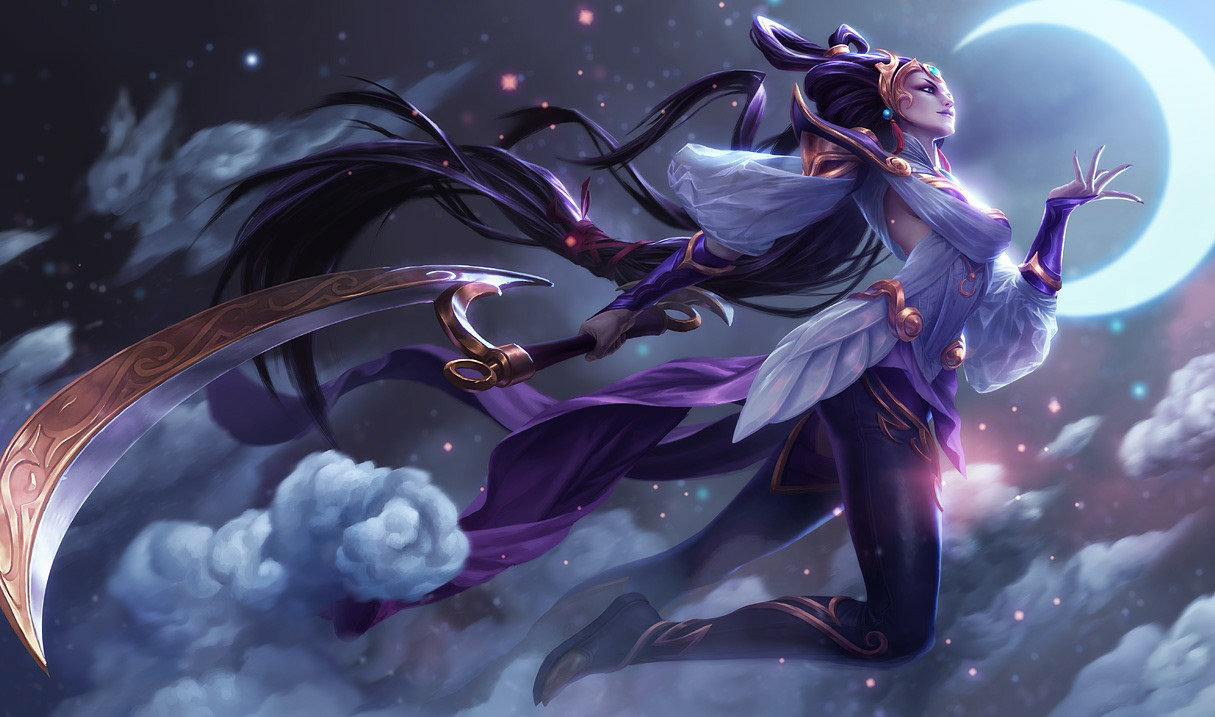 Lunar Goddess Diana splash art