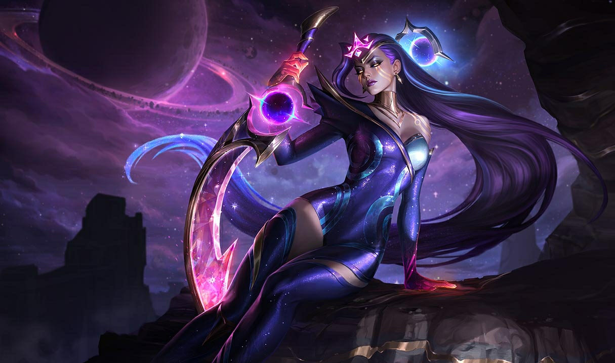 Prestige Dark Cosmic Diana splash art