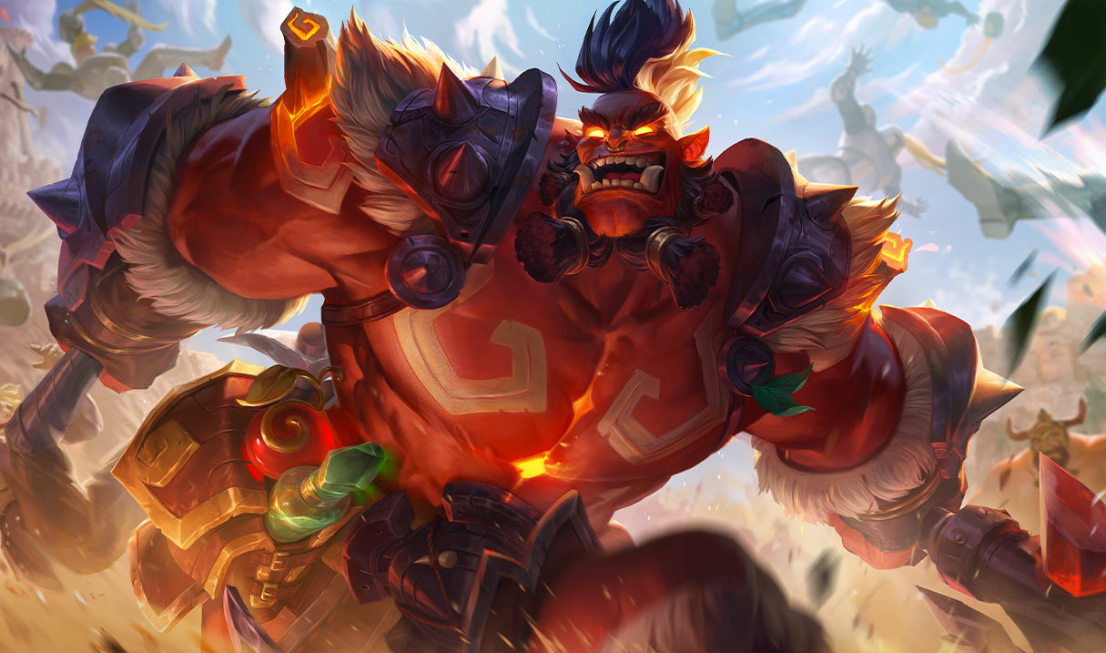 Rageborn Mundo splash art