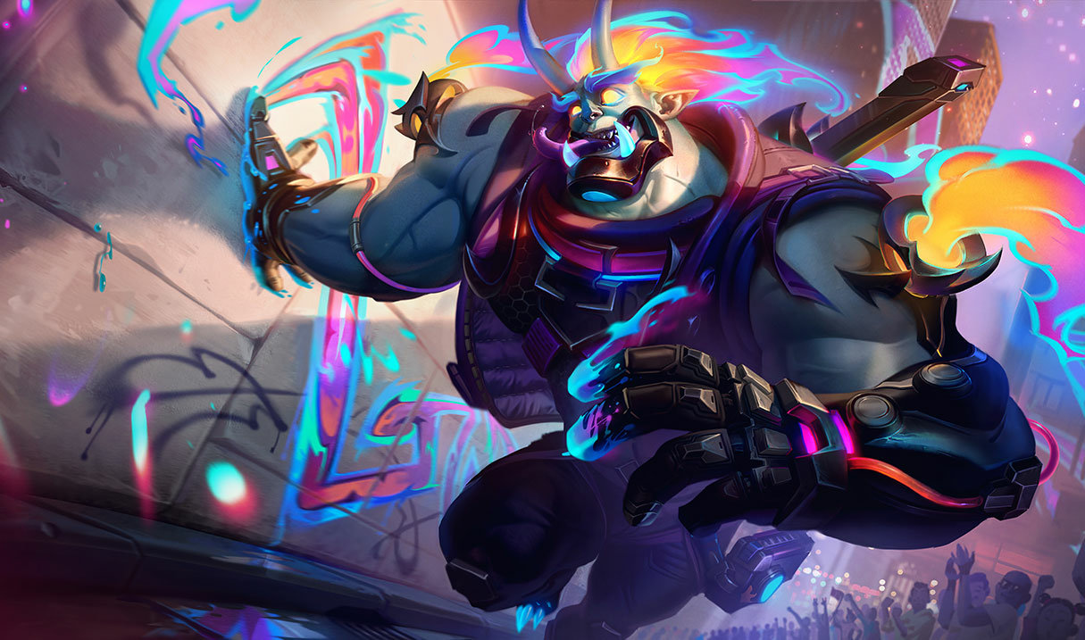 Street Demons Dr. Mundo splash art
