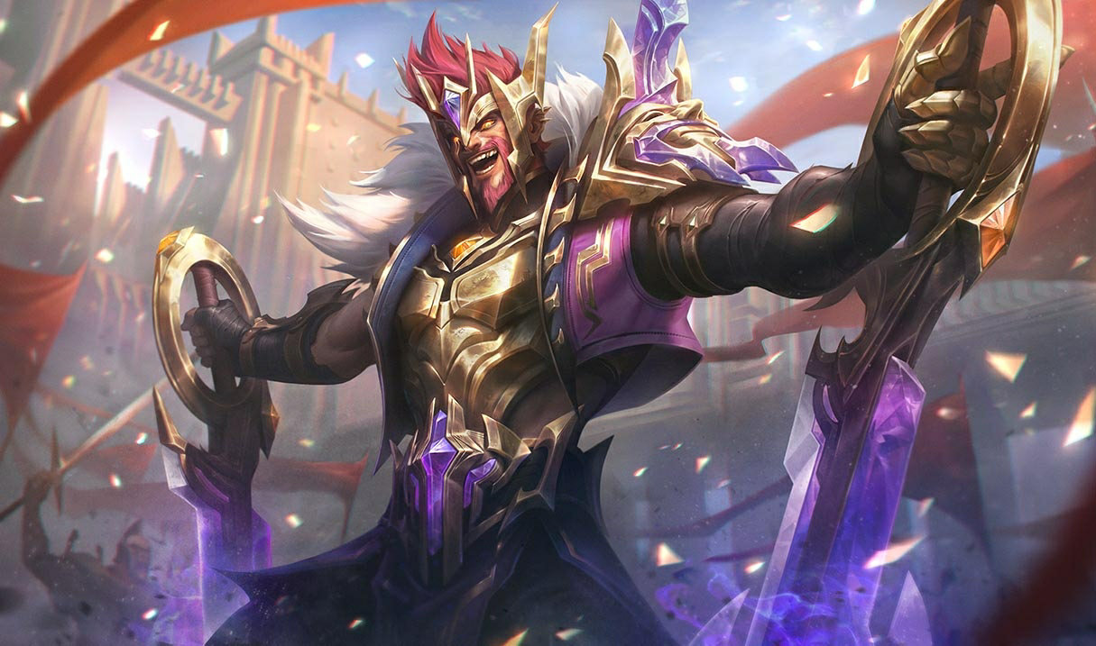 Victorious Draven splash art