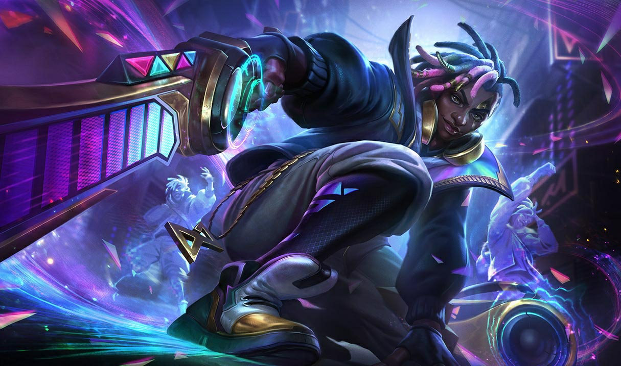 Breakout True Damage Ekko splash art