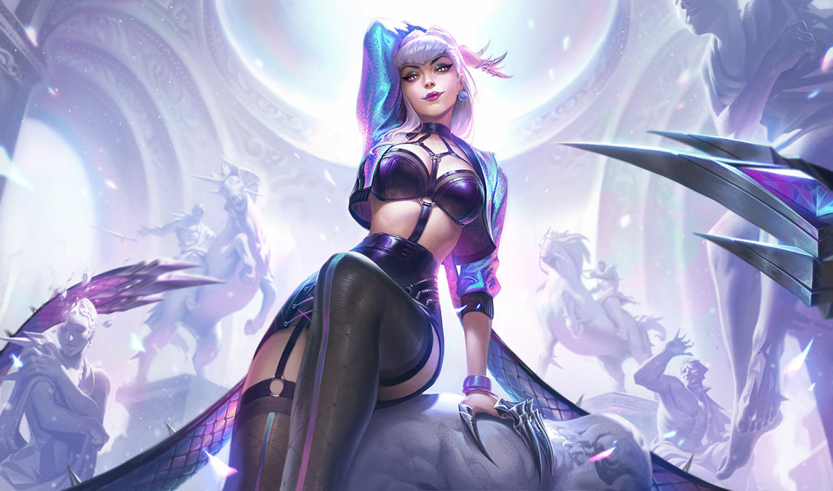 K/DA ALL OUT Evelynn splash art
