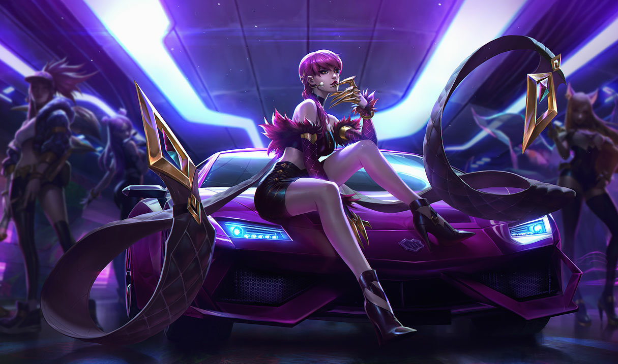K/DA Evelynn splash art