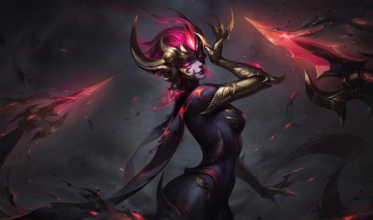 Nightbringer Evelynn splash art