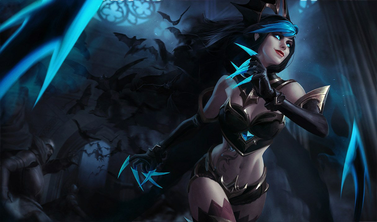 Shadow Evelynn splash art