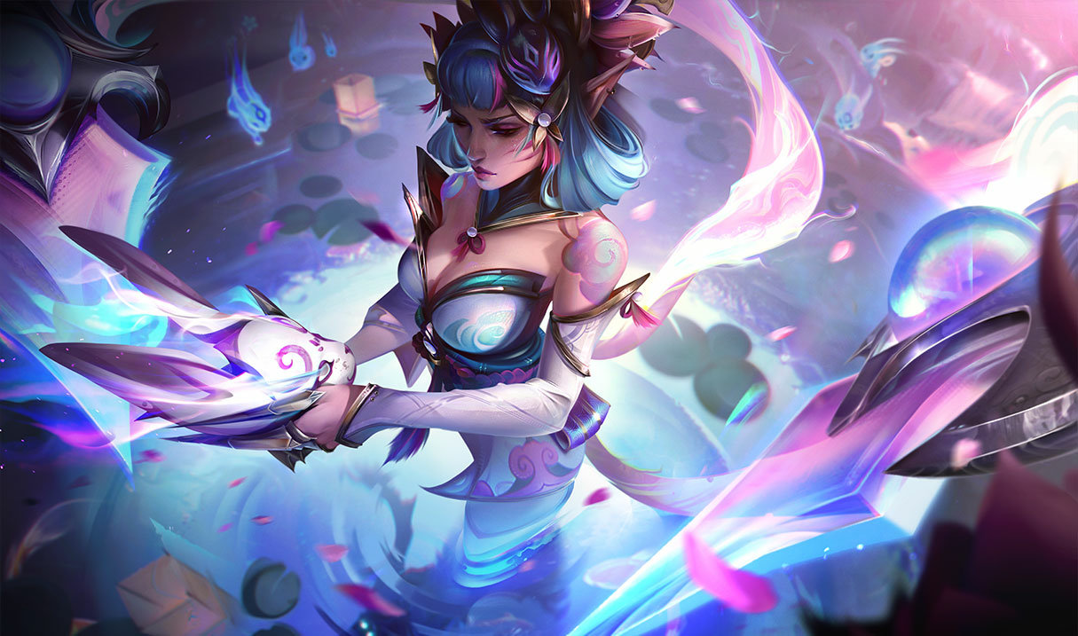 Spirit Blossom Evelynn splash art