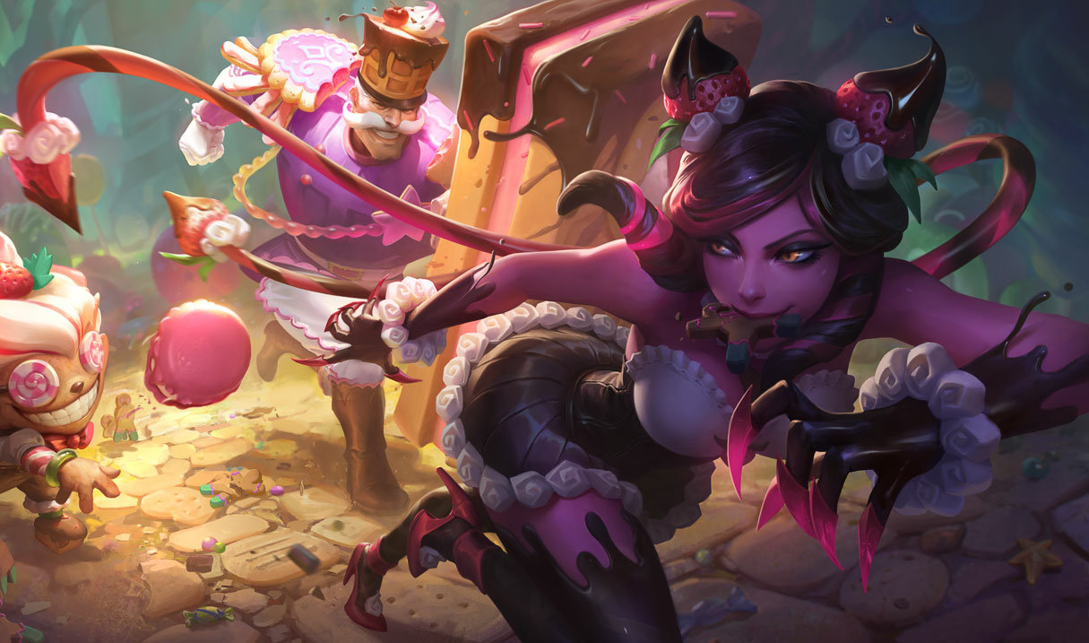 Sugar Rush Evelynn splash art