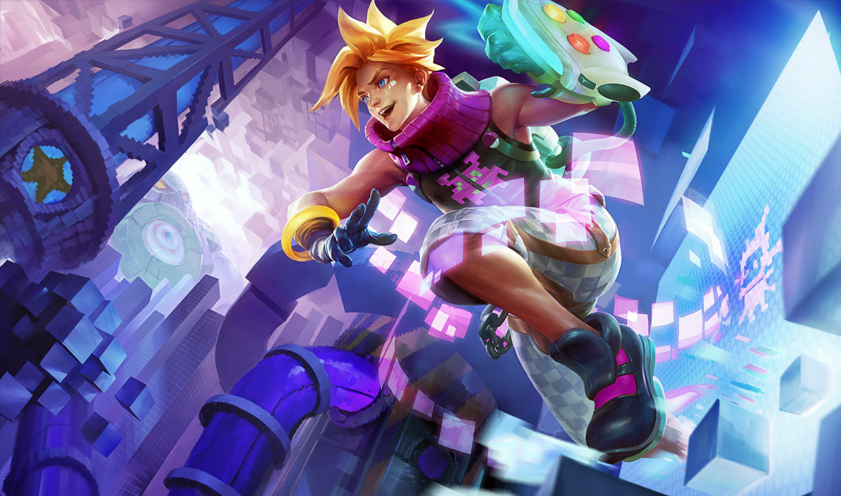 Arcade Ezreal splash art