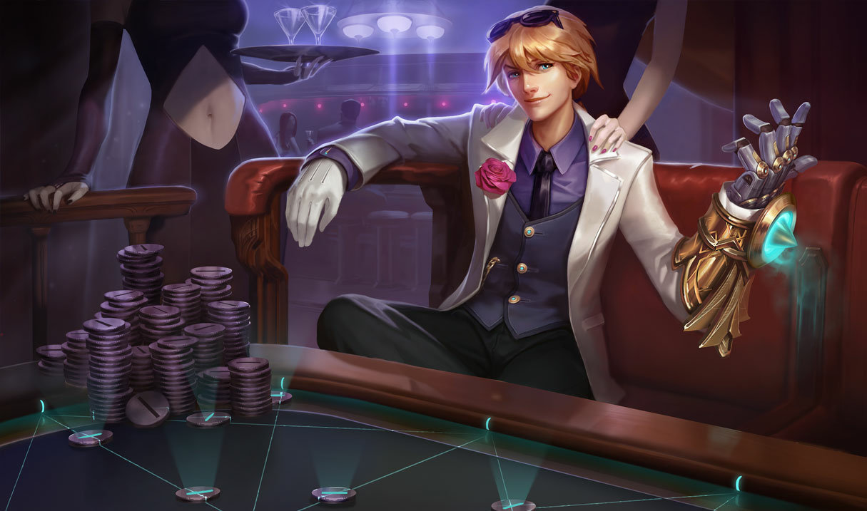 Debonair Ezreal splash art