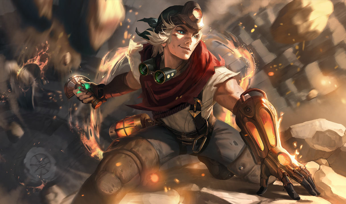 Explorer Ezreal splash art