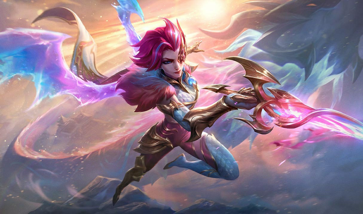 Dragonmancer Fiora splash art
