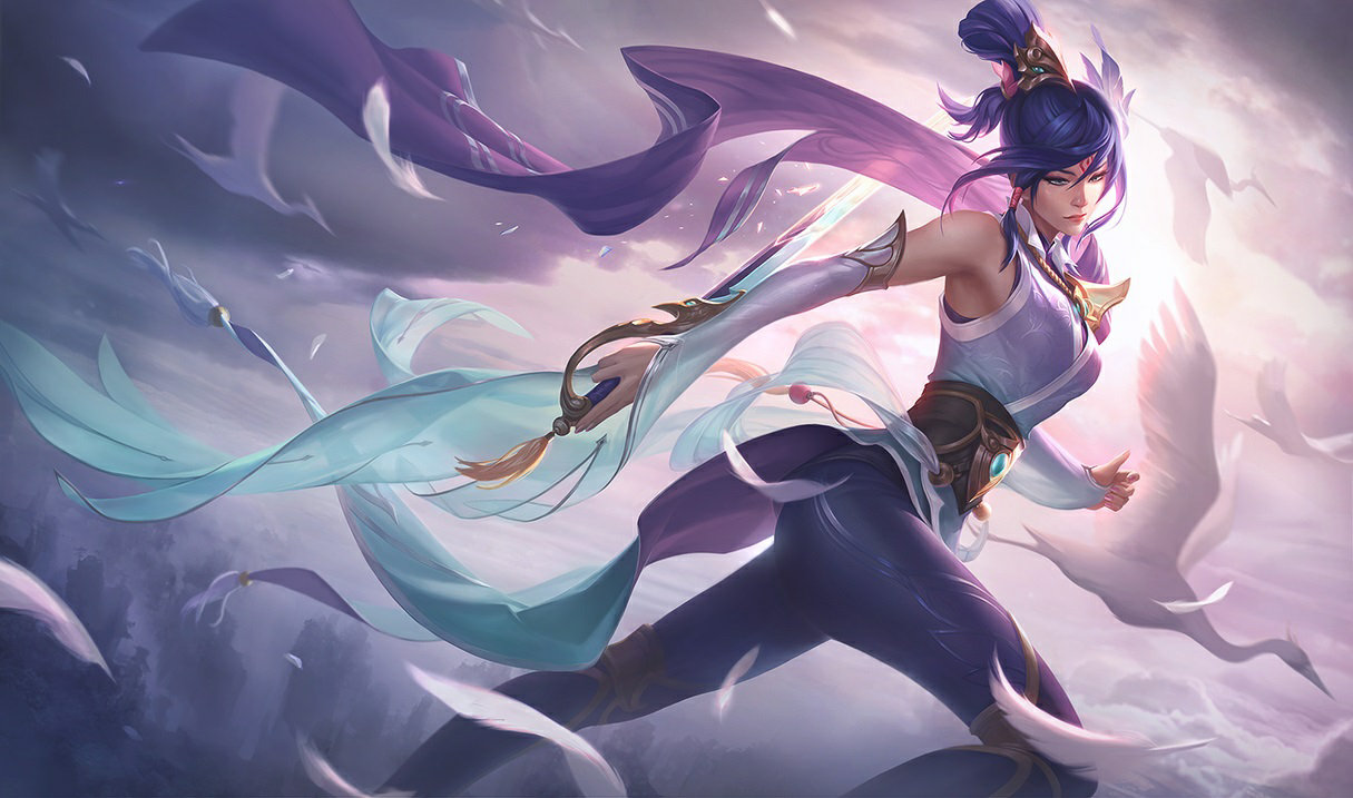 Soaring Sword Fiora splash art