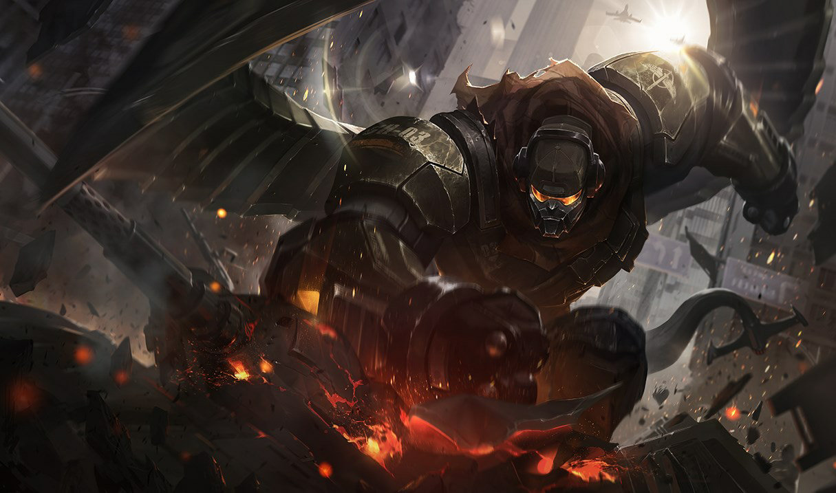 Commando Galio splash art