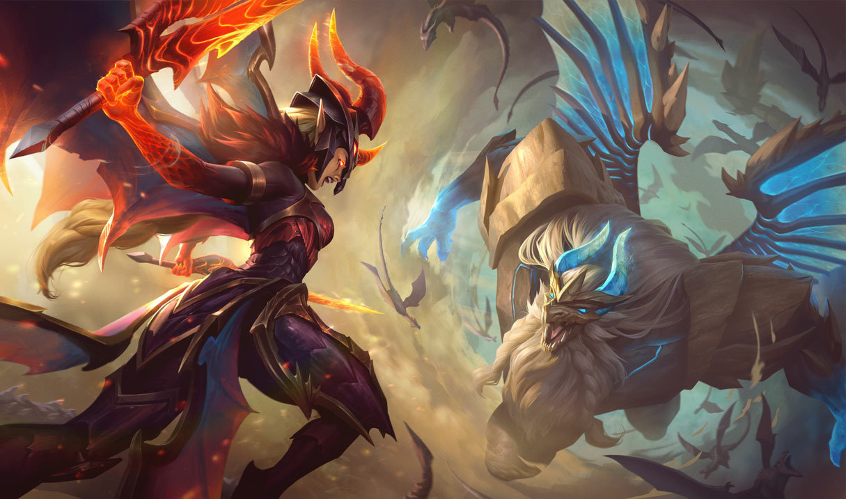 Dragon Guardian Galio splash art