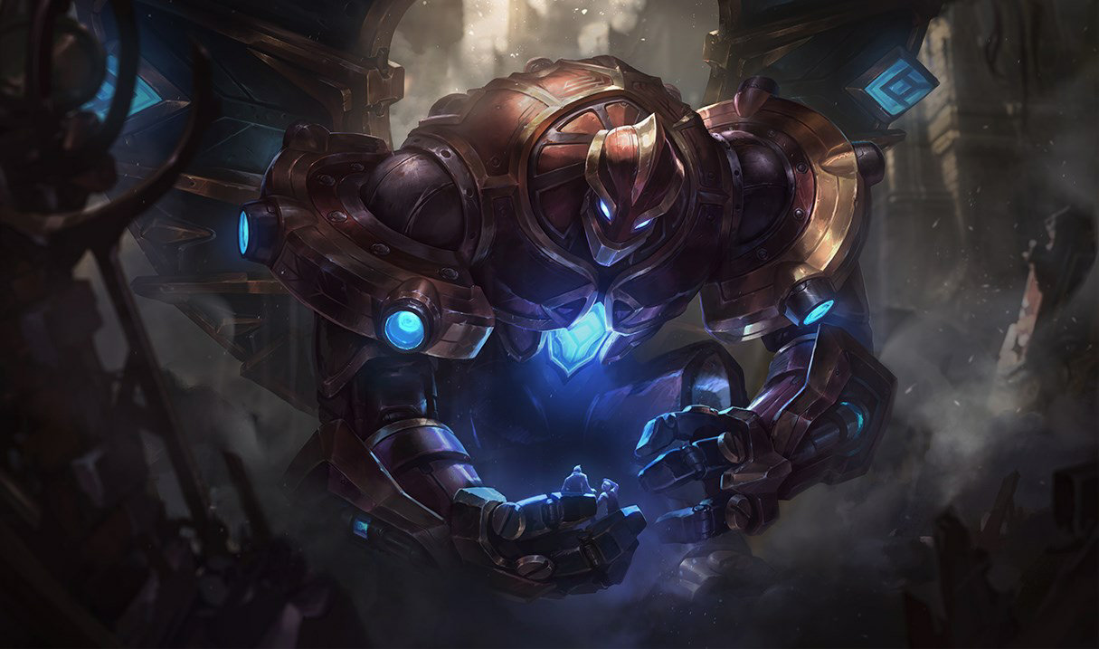 Hextech Galio splash art