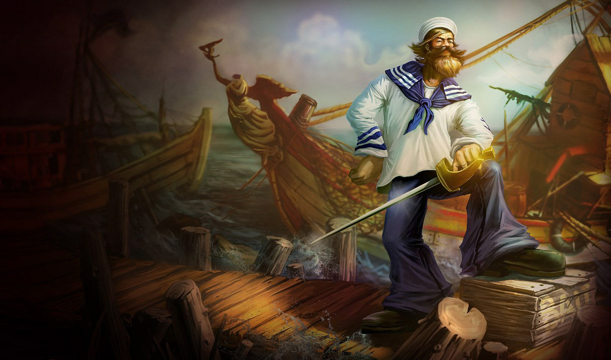 Sailor Gangplank splash art