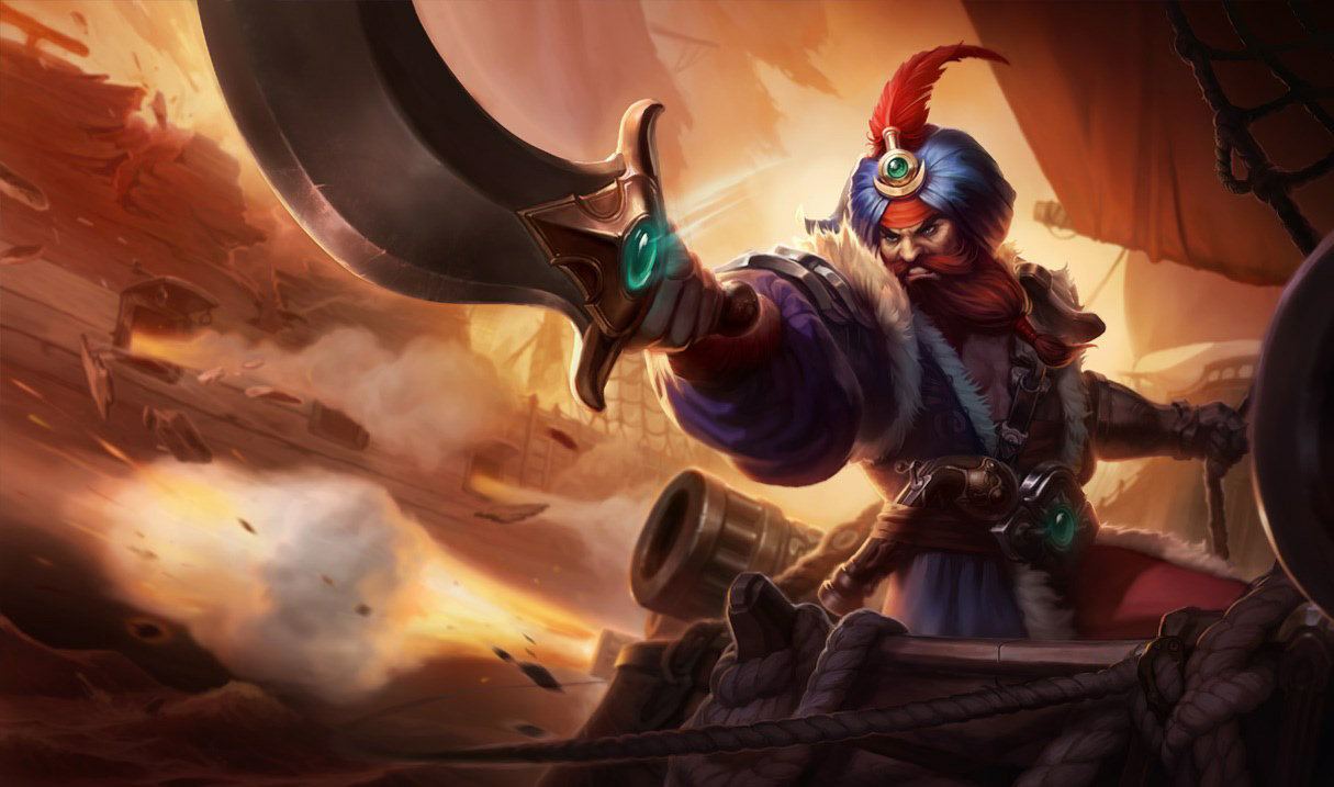 Sultan Gangplank splash art