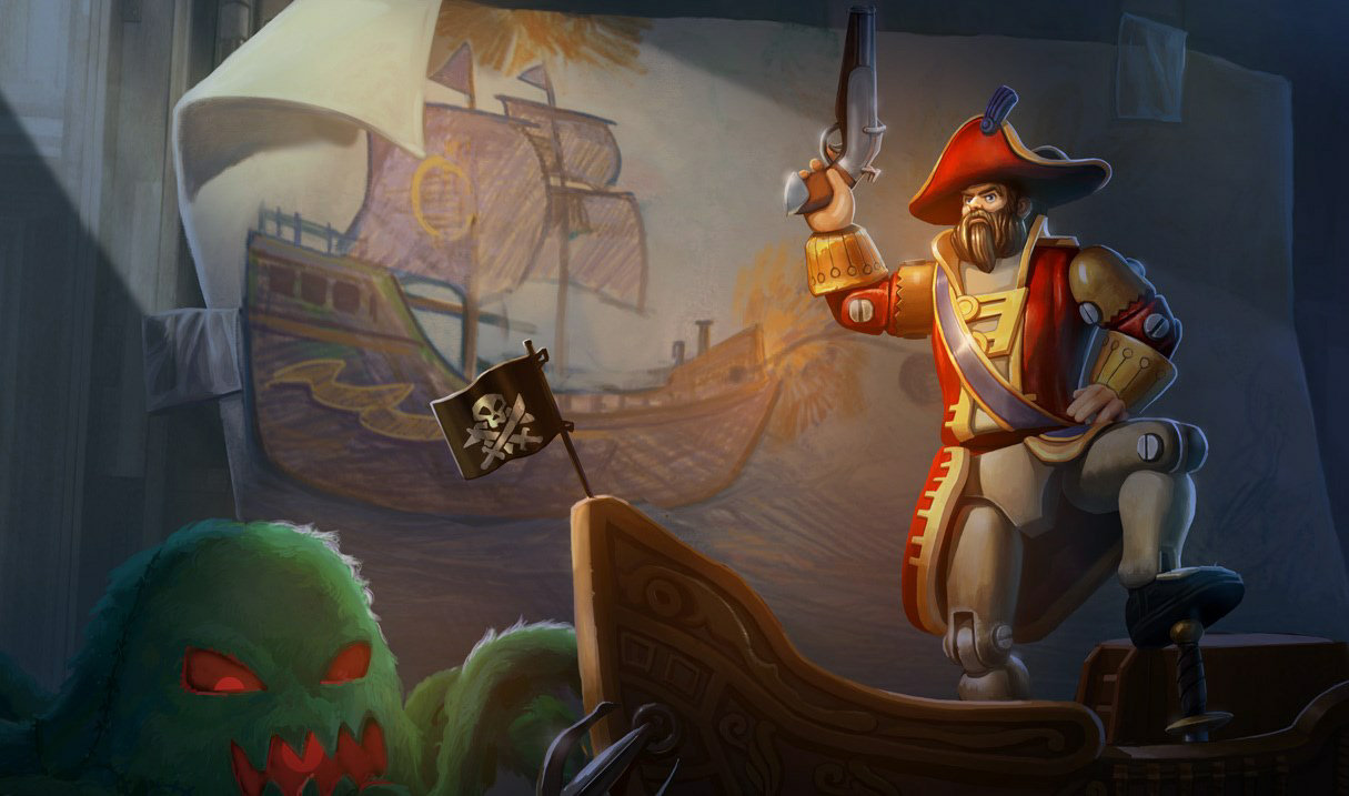 Toy Soldier Gangplank splash art