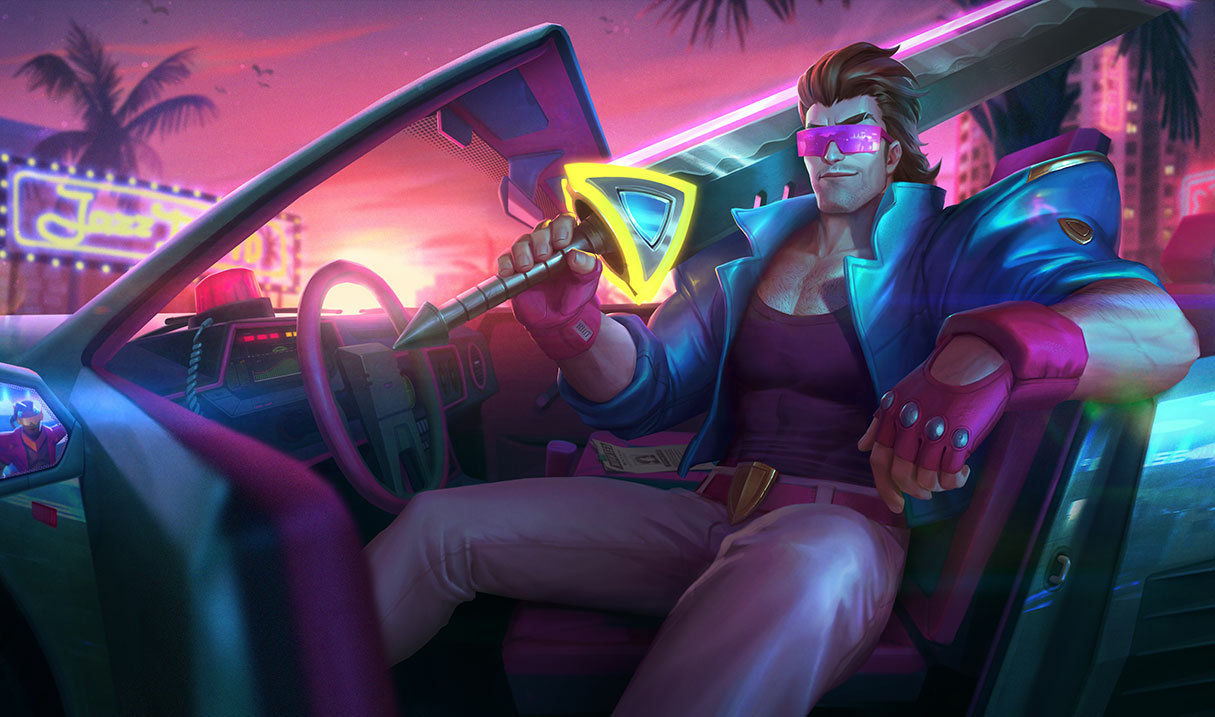 Demacia Vice Garen splash art