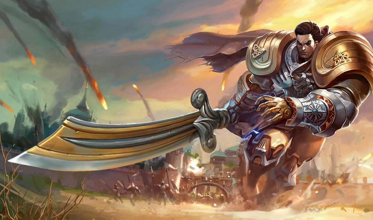 Desert Trooper Garen splash art