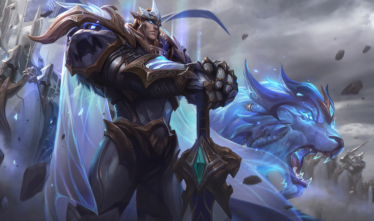 God-King Garen splash art
