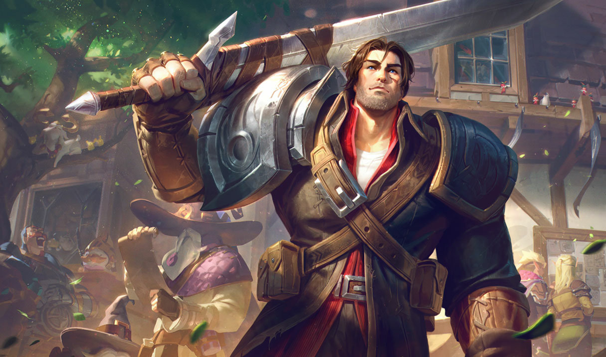 Rugged Garen splash art