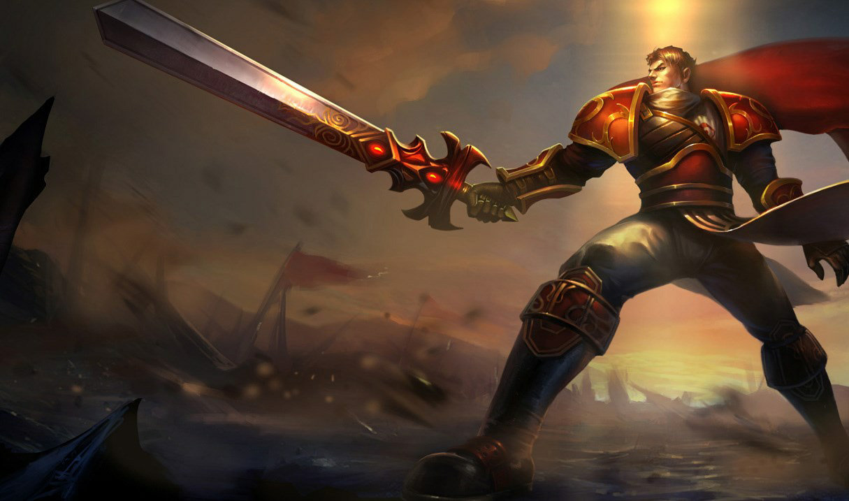 Sanguine Garen splash art