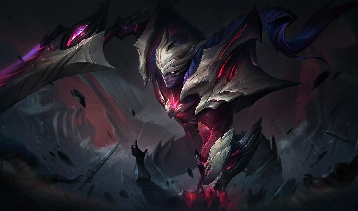 Visions of the Fallen Garen splash art