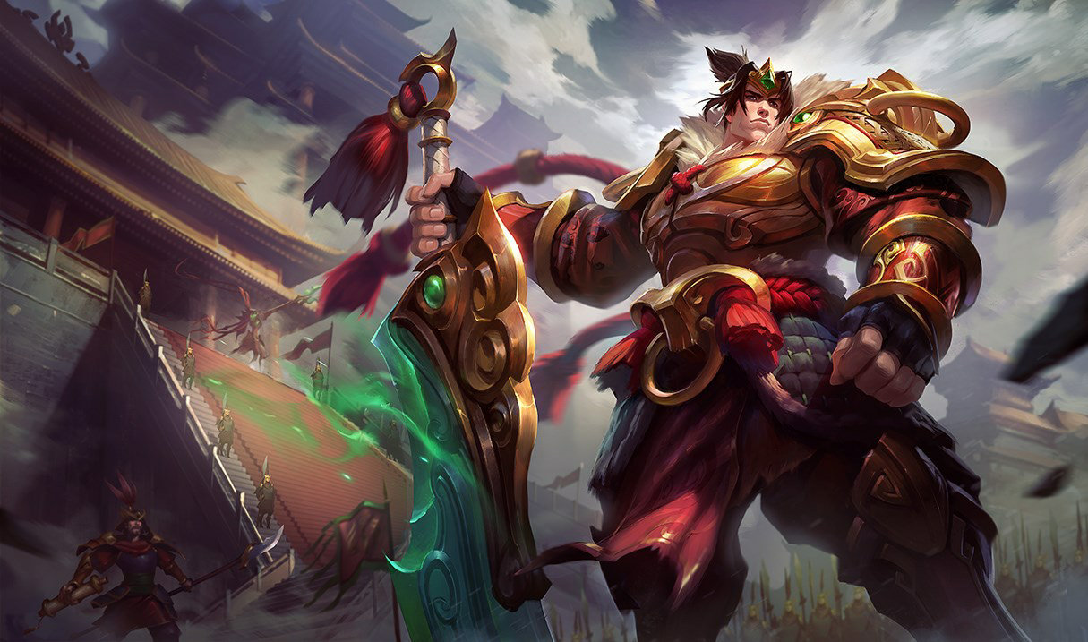 Warring Kingdoms Garen splash art