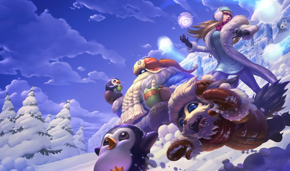 Snow Day Gnar splash art