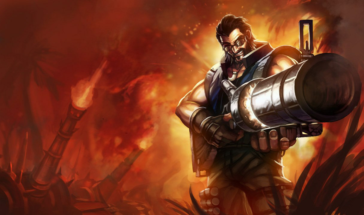 Hired Gun Graves splash art