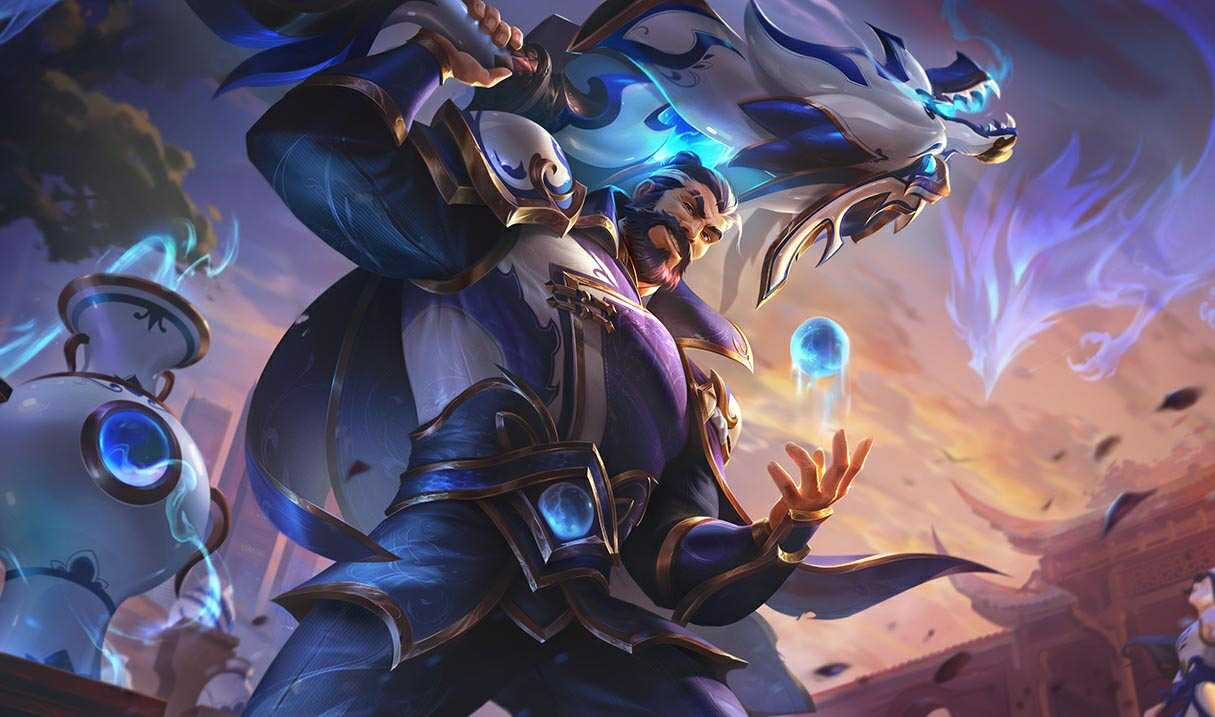 Porcelain Graves splash art