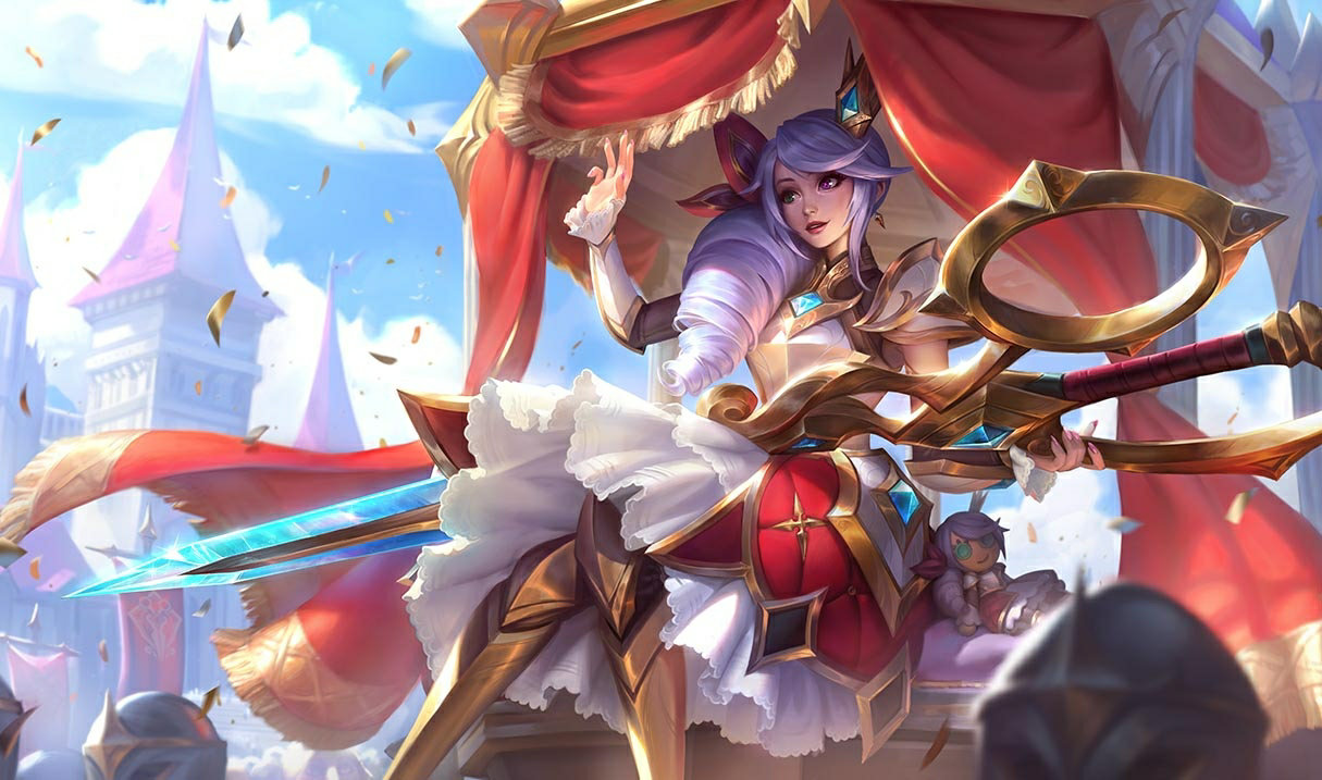 Battle Queen Gwen splash art