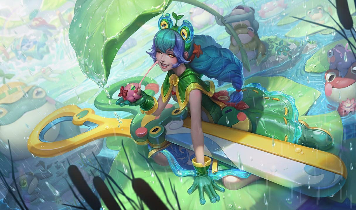 Rain Shepherd Gwen splash art