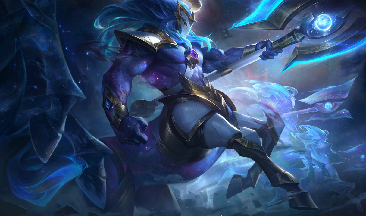 Cosmic Charger Hecarim splash art