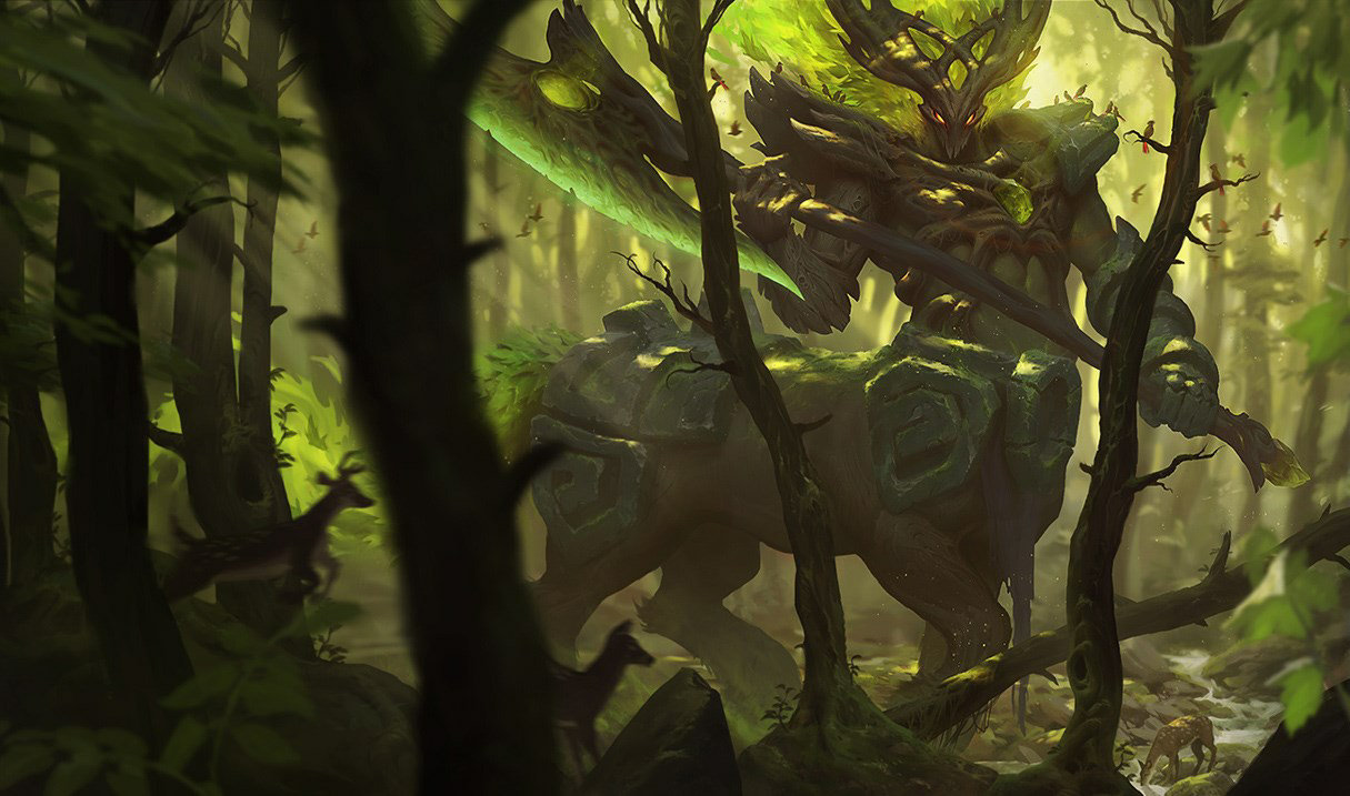 Elderwood Hecarim splash art