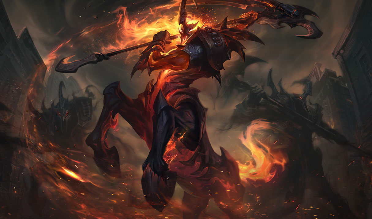 High Noon Hecarim splash art