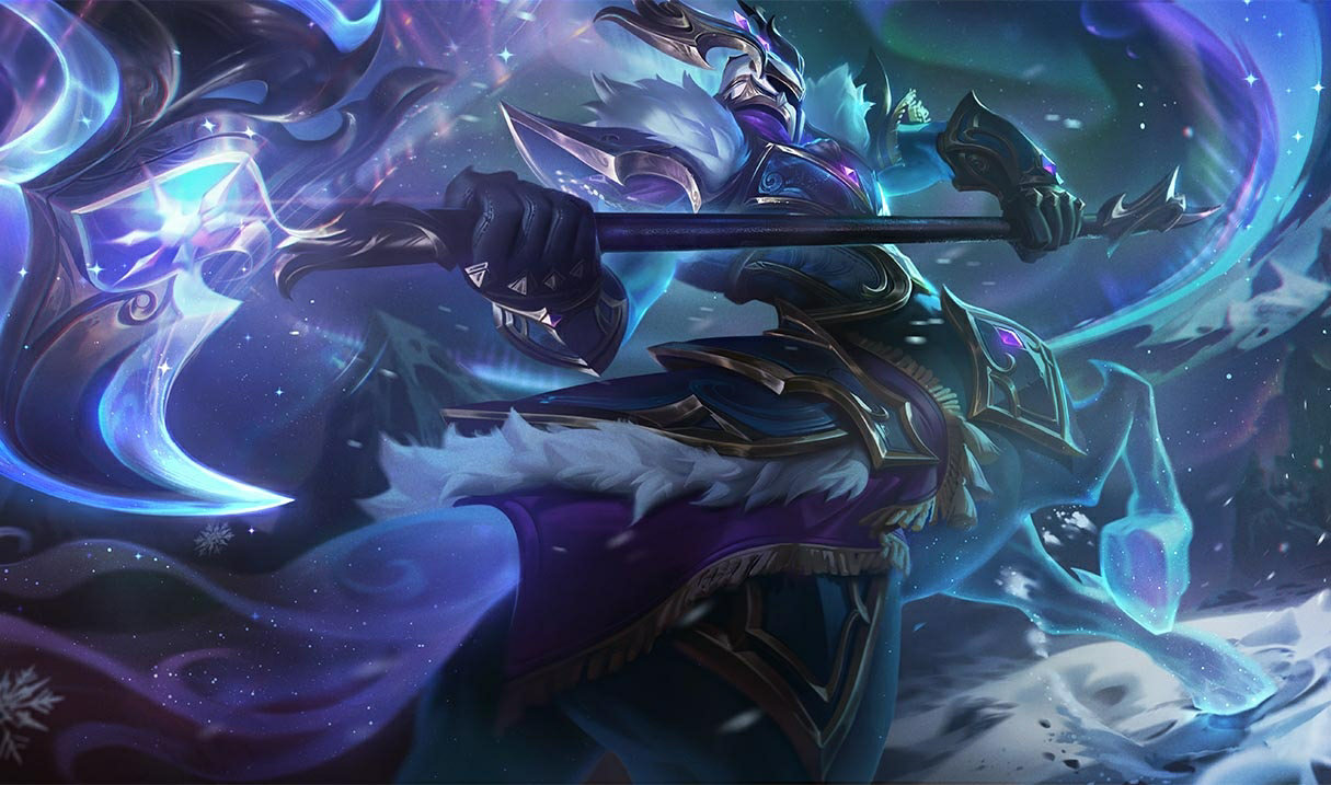 Winterblessed Hecarim splash art
