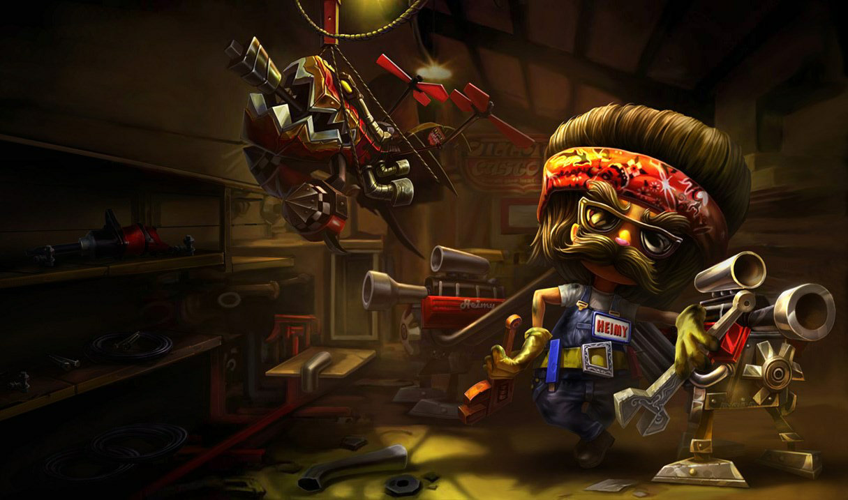 Piltover Customs Heimerdinger splash art