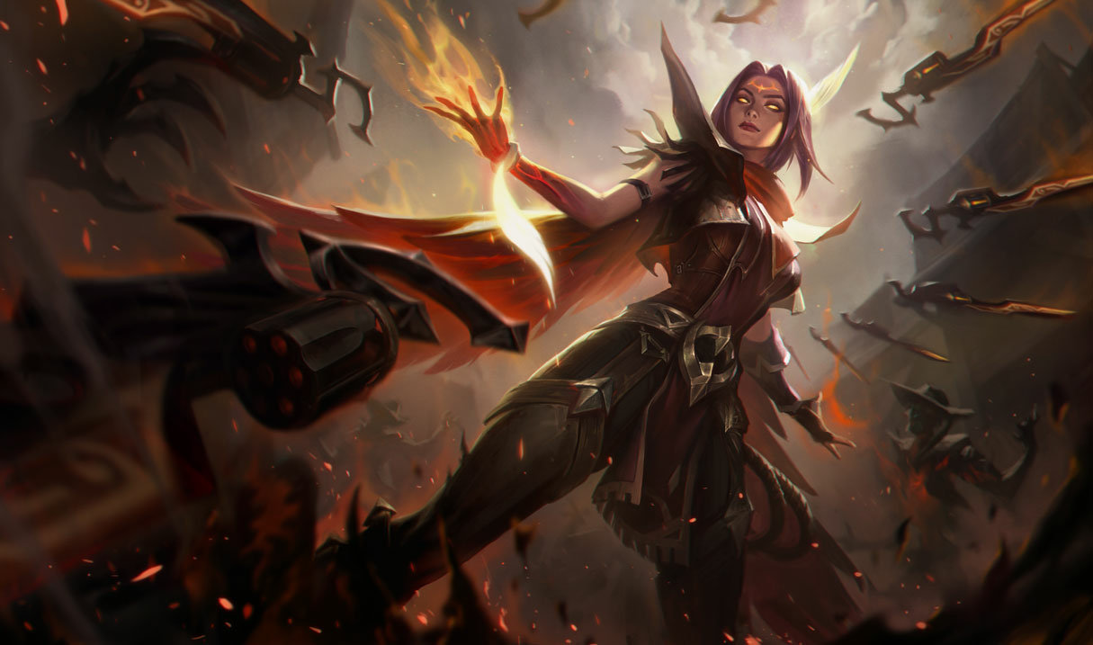 High Noon Irelia splash art